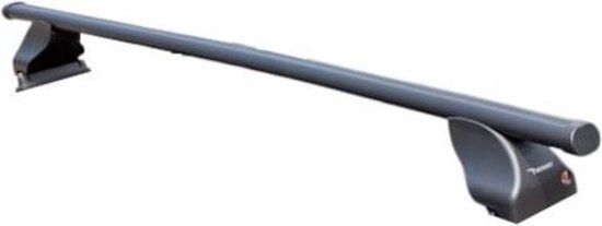 Twinny load Dakdragerset Twinny Staal S51 - Zwart - 132 cm - Geschikt voor Audi/BMW/Fiat/Ford/Seat/Skoda/VW/Volvo (voor auto's met open dakreling)