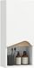 Homcom Wandkast-Spaanplaat-30L x 17B x 67H cm-Wit