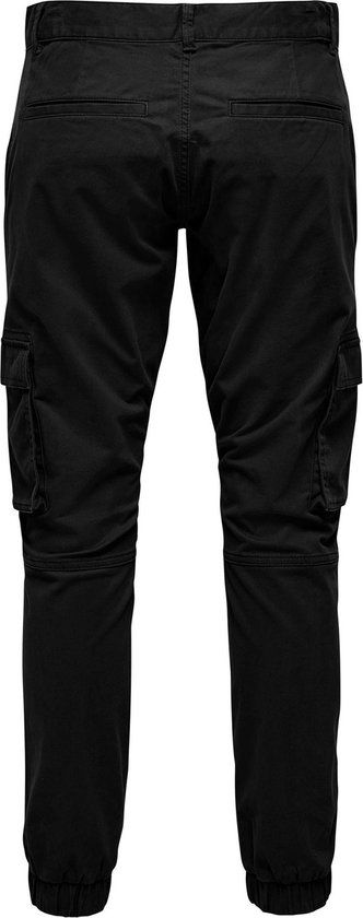 ONLY & SONS Cam Stage Cargo Broek Mannen - Zwart - Maat W33 X L34