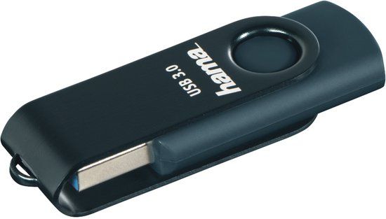 Hama Rotate USB flash drive 32 GB USB Type-A Blauw