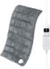 Seranova Coussin chauffant électrique lesté pour le dos, les pieds, le cou, les épaules, le ventre - Heating Pad - Coussin chauffant - Lavable en machine - 60x30cm - Gris