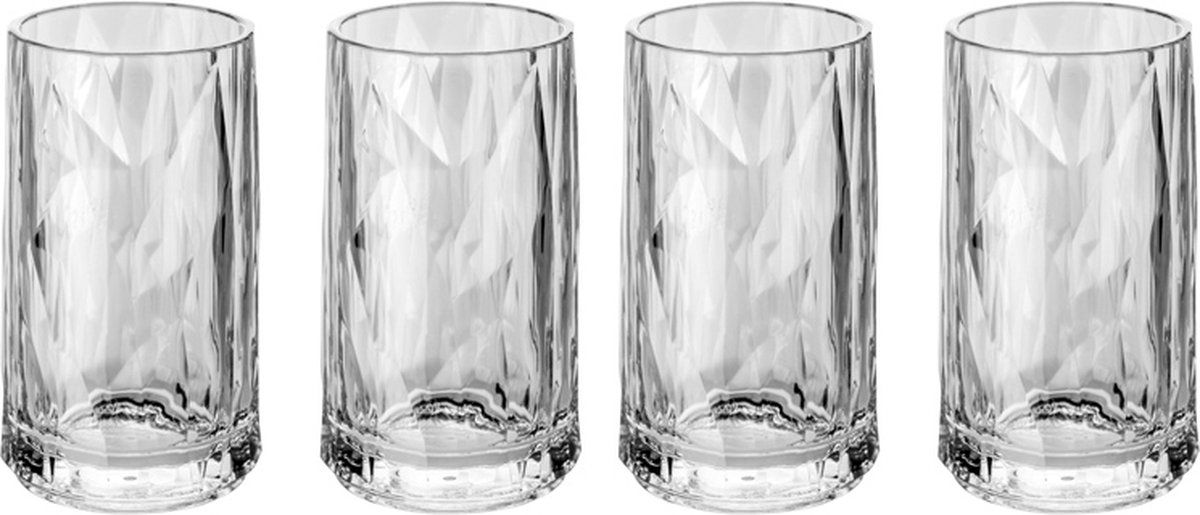 koziol Shotglazen / Borrelglazen - onbreekbaar - Superglas 40 ml - 4 Stuks - Transparant