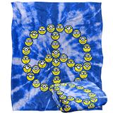 Minions Deken 152 x 127 cm Peace Sign Minions Silky Touch Super Soft Sprei Deken