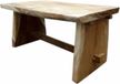 AVH-Collectie Boomstamtafel 180x90xH77,5 cm - bladdikte 8 cm