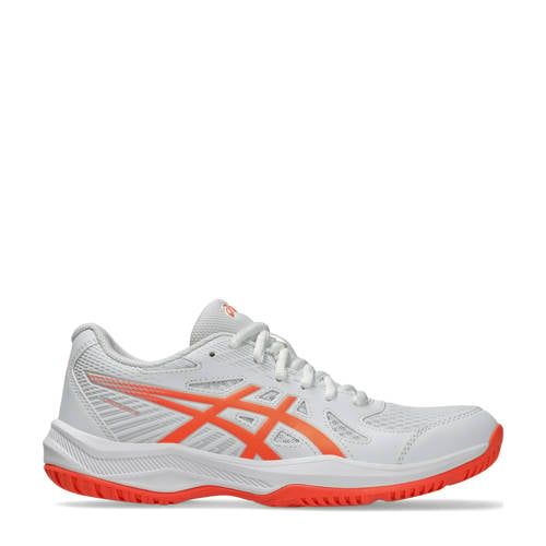 ASICS Upcourt 6 zaalsportschoenen wit/oranje