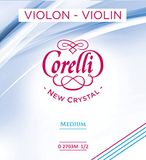 Corelli vioolsnaren Crystal D Stabilon Nylon/Zilver wond 1/2 2703M