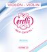 Corelli vioolsnaren Crystal D Stabilon Nylon/Zilver wond 1/2 2703M