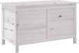 vidaXL Tuinbox - 99x49,5x58,5 cm - Massief Vurenhout - Wit