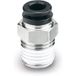 SMC Connecteur Mâle SMC KQ-X1744 vers R 1/8 Mâle 6 mm (Prix pour sachet de 10)