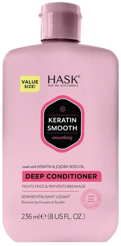 HASK Keratin Smoothing Deep Conditioner - 236ml