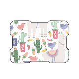 Bonamaison, Digitaal bedrukte muismat, antislip onderkant, voor kantoor en thuis, afmetingen: 22x18 cm