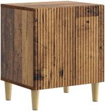 vidaXL Nachtkastje Oud hout 43 x 34,5 x 50 cm Bewerkt hout