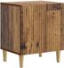 vidaXL Nachtkastje Oud hout 43 x 34,5 x 50 cm Bewerkt hout