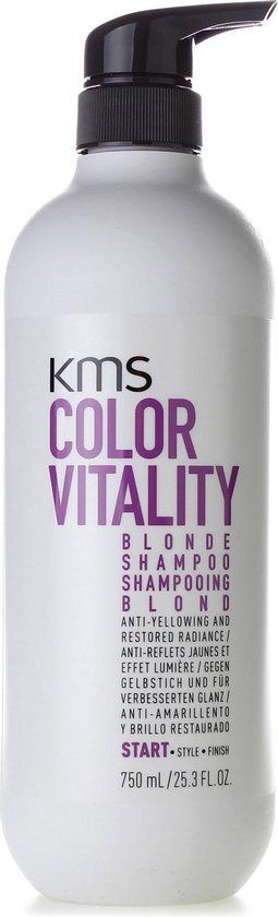 KMS ColorVitality Blonde Shampoo 750ml - For All Hair Types