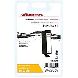 Office Depot Compatible HP 934XL Inktcartridge C2P23AE Zwart