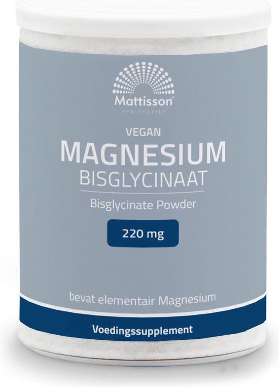 Mattisson Magnesium Bisglycinaat Poeder - 200g