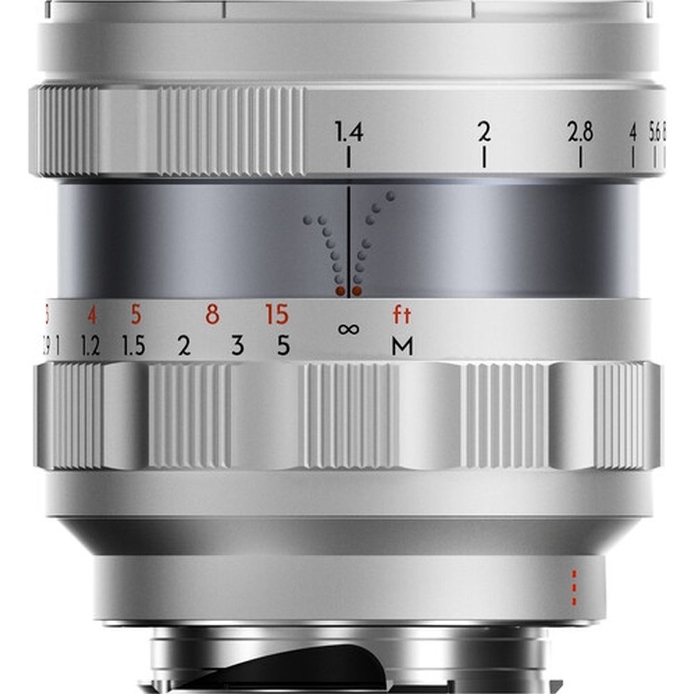 Thypoch Simera 75mm F/1.4 Lens for Leica M-mount - Silver - 6976737980264