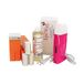 EpilWax Kit d'Épilation Royal Complet avec: chauffe cire professionnelle 4 Roll-On de cire 100 ml à l'Argan, 100 bandes épilation, 1 flacon de 250 ml huile après épilation - (Royal Série l'Argan 4)