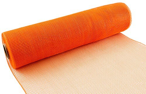 Eleganza Deco Mesh 25cm x 9.1m Oranje No.04, Synthetisch Materiaal, 25 cm x 9.1 m