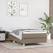 Maison Exclusive - Cadre de lit avec sommier tapissier, couleur taupe, 90x200 cm, avec revêtement en tissu