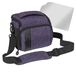 Pedea DSLR-cameratas Fashion (maat L, paars) met displaybeschermfolie