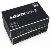 HDMI splitter - 1 in 3 out - 4K - Aluminium - Pour 3 moniteurs