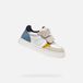 GEOX NASHIK PEUTERJONGENS Sneakers - WIT/LICHTBLAUW - Maat 20
