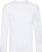 Fruit Of The Loom Heren Originele T-shirt Lange Mouwen (Wit)