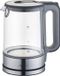 Maestro MR-053 Snoerloze Elektrische Waterkoker 1.7L Glas & Roestvrij staal Verlicht 2200W - Grijs