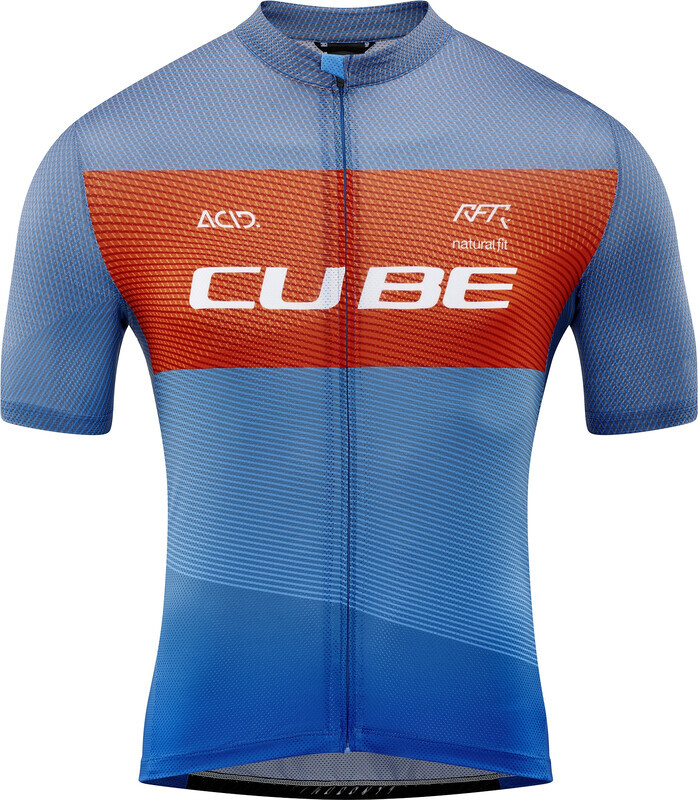 CUBE CUBE TEAMLINE JERSEY CMPT S/S BLUE/RED/GREY / blue/red/grey / Heren / XXL / 2024