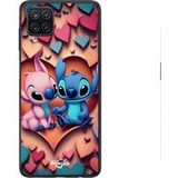 Maniacase Beschermhoes Samsung Galaxy A12 Stitch Angel kleurrijk