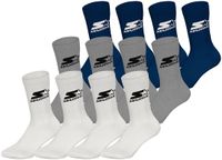 Starter Basicsocken Crew Sokken 35-38 Unisex Katoen/Polyester/Elastaan 12 stuks