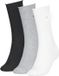 Calvin Klein Damessokken Classic Rolltop 3-Pack Wit/Grijs/Zwart