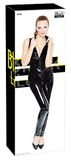 Black Level Vinyl Jumpsuit M Zwart