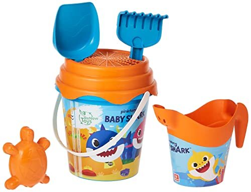 Mondo -28643 Smartstudio Baby Shark Set Zee Renew Toys Bio, meerkleurig, 2005738