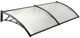 WERKA PRO: Marquise en polycarbonate, 2 panneaux