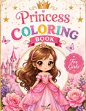 Princess Coloring Book for Girls