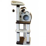 Krabpaal Kerbl - Kattenkrabpaal - Planet - X - 127 cm - bruin - en - beige