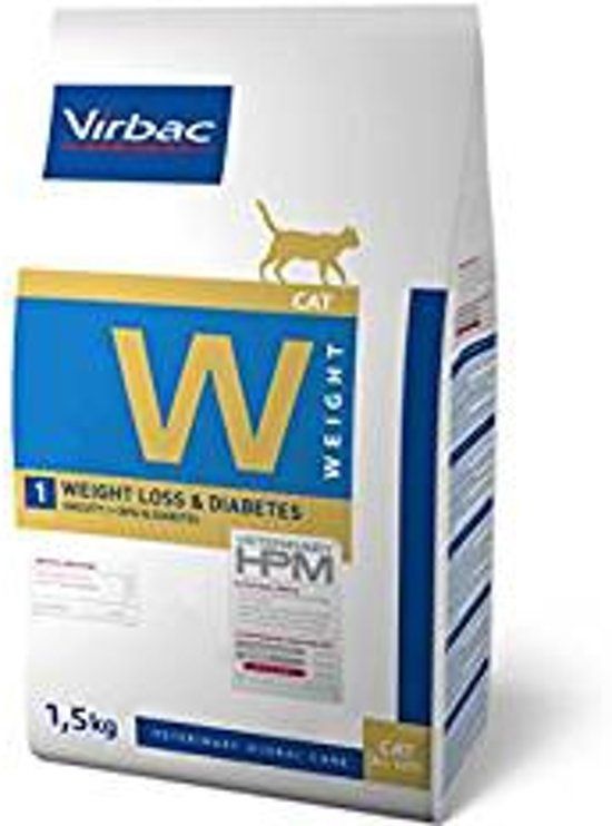 VIRBAC HPM feline weight loss/ diabetic W1 1 5KG