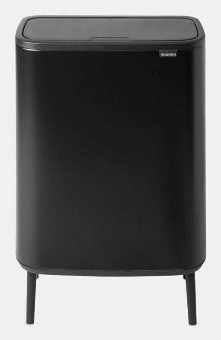Brabantia Bo Touch Bin Hi Prullenbak - 60 liter - Matt Black | 130229