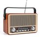 Unyqoos® Radio portable rétro avec Bluetooth