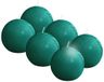 Bolsius - Glanzende bolkaarsen - 6 Stuks - Groen - 7cm - 16 Branduren