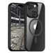 JT Berlin Case Pankow Hybrid Case geschikt voor Apple iPhone 15 Plus [Militaire standaardbescherming, draadloos opladen (Qi) / Magnetisch opladen, versterkte bumper] transparant