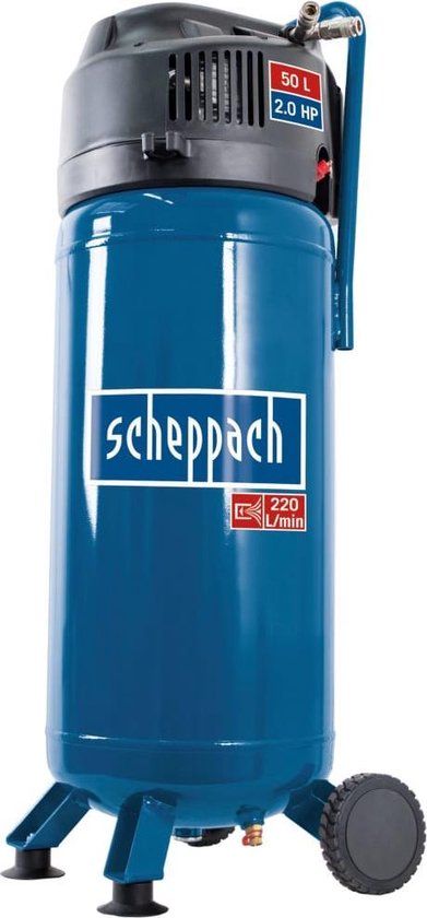 Scheppach HC51V Compressor - 50l - 10 bar - 1500W - Olievrij
