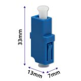Qoltec Glasvezeladapter LC/UPC Simplex Singlemode
