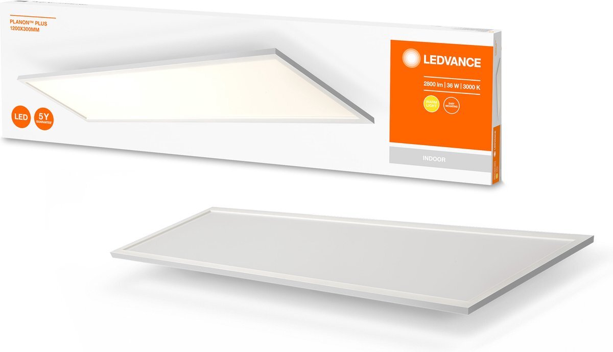 Ledvance PLANON Plus Flat panel armaturen voor plafond opbouw 12-X3-cm 36W 83-lm