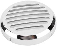 Merkloos 3.5 inch Chrome Ronde Hoorn Cover voor Cruisers Motorfiets Wijziging Accessorie