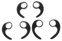 6 pièces clips d'écouteurs - crochets d'oreille en silicone - fonction anti-perte - design ergonomique - protection confortable