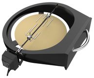 Merkloos Kamado Joe Pizzaring set met draaispies - Ø 38 cm cordieriet - Voor Kamado Joe Classic en Pit Boss K22