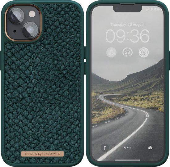 Njord byELEMENTS iPhone 14 Plus Back Cover Telefoonhoesje - Groen